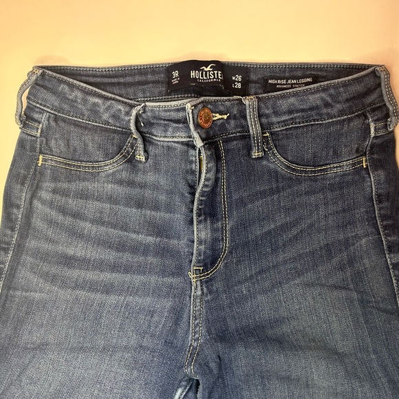 Hollister Blue High Rise Jean Legging (f) - Picture 3 of 6